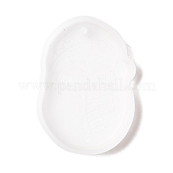 Moules de statue en silicone pour pendentif bonhomme de neige&nbsp;DIY-K054-10