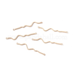 Ciondoli connettore in ottone placcato cremagliera&nbsp;KK-G433-12G