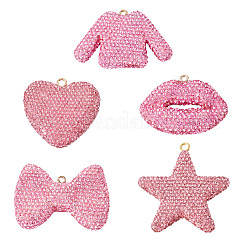 Pendenti in argilla polimerica fatti a mano da 5 pz 5 stili&nbsp;RB-BT0001-05A