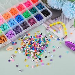 Bausatz für Schmuckset aus Polymer-Ton-Perlen zum Selbermachen&nbsp;DIY-SZ0005-89