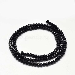 Chapelets de perles en rondelles facettées en verre&nbsp;X-GLAA-I033-3mm-07