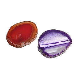 Gefärbte und erhitzte natürliche Achat-Scheiben-Cabochons&nbsp;GG-CBAAF67-01
