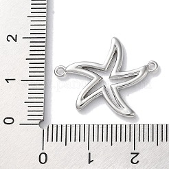 Charms connettore in ottone placcato cremagliera con micro pavé di zirconi chiari&nbsp;KK-Z039-37P