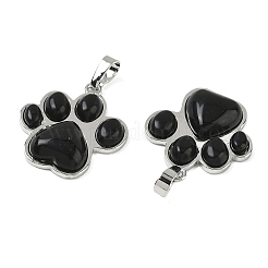 Pendentifs en obsidienne naturelle&nbsp;X-G-B194-02P-07