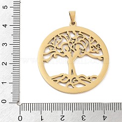 Pendentifs creux en acier inoxydable 304&nbsp;STAS-G342-01G