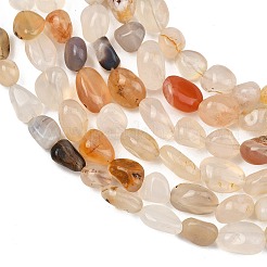 Chapelets de perles d'agate naturelle&nbsp;GG-C286-A25-02
