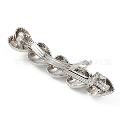 Barrettes à cheveux en alliage avec clip en fer&nbsp;PHAR-G014-01A-P