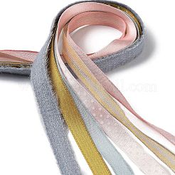 Ruban polyester 18 yards 6 couleurs&nbsp;SRIB-C001-B01
