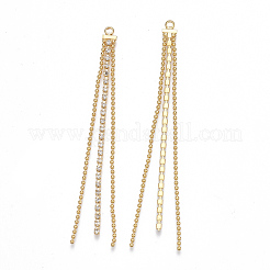 Messingkette Quaste große Anhänger&nbsp;KK-T038-45G