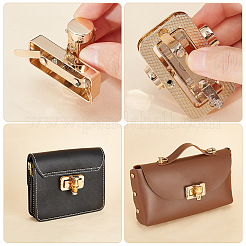4 Stück 2 Stil Legierung Tasche Twist Lock&nbsp;FIND-WR0008-04
