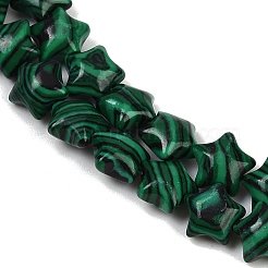 Synthetik Malachit Perlen Stränge&nbsp;G-Z080-A15-8mm