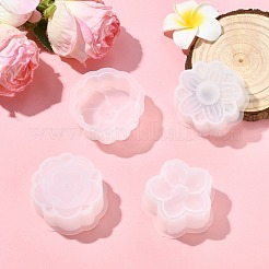 4 moule en silicone pour bougies à fleurs&nbsp;ST-CJ0043-045