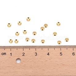 Messing kleinen Wulst Kappen & Kegel Perlen&nbsp;KK-O043-04G