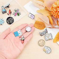 14 broche en alliage noir à 14 styles&nbsp;JEWB-SC0001-48