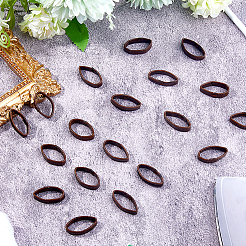 20 Stück Lederarmbandlünette&nbsp;AJEW-FH0005-08B