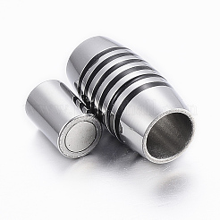 Glatte Magnetverschlüsse aus Edelstahl 304 mit eingeklebten Enden&nbsp;LS-STAS-H402-57P-6mm