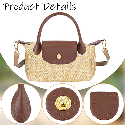Kits para hacer bolsos de piel sintética (PU)&nbsp;PURS-CL0001-43B