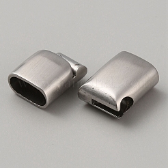 Fermoirs magnétiques en acier inoxydable 316 avec emembouts collées&nbsp;STAS-WH0036-23MP