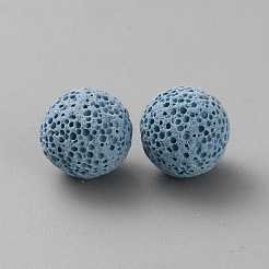 26 Stück gefärbte natürliche Lavasteinperlen&nbsp;G-WH0031-12A