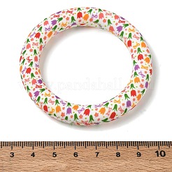 Perles de silicone à fleurs&nbsp;SL-CBAC986-01C