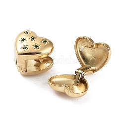 Goldene Creolen aus 304 Edelstahl mit Strassen&nbsp;EJEW-P245-08G
