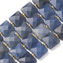 Natürlichen blauen Aventurin Perlen Stränge&nbsp;G-F839-A08-01