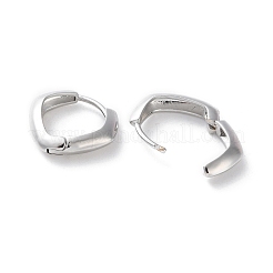 Orecchini di cerchio in ottone placcatura rack&nbsp;EJEW-S241-18P