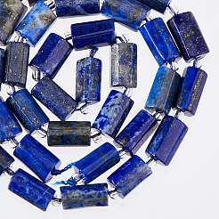 2 Strang natürliche Lapislazuli-Perlenstränge&nbsp;G-FH0002-38