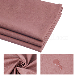 Tissu en cuir PVC à motif litchi de 1 mètre&nbsp;AJEW-NB0006-64A