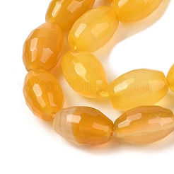 Naturali giallo agata fili di perline&nbsp;G-Q194-B01-01C