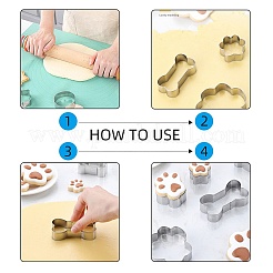 Emporte-pièces de Noël en acier inoxydable 304 résistant au ternissement&nbsp;DIY-E012-64