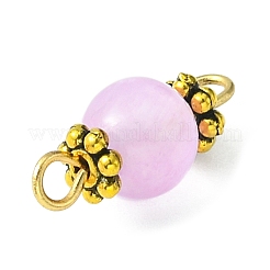 Encantos de conector teñidos de selenita natural&nbsp;PALLOY-JF02220