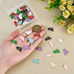 56pcs 7 pendentifs en alliage de couleurs&nbsp;FIND-PH0029-43