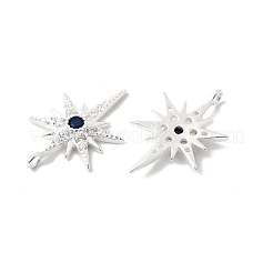 925 colgante de plata de ley con rhinestone de color azul capri&nbsp;STER-K188-03S
