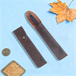 Estuche rectangular de piel sintética para bolígrafos&nbsp;AJEW-WH0485-46A