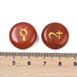 10 Stück 10 Stile natürlicher roter Jaspis Cabochon&nbsp;G-G193-03F