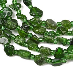 Perline diopside naturale fili&nbsp;GG-CBA3A44-C09-01