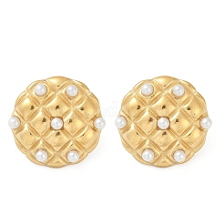 Boucles d'oreilles à tige en acier inoxydable 304&nbsp;EJEW-G423-29B-G