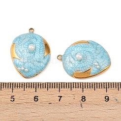 Pendentifs en acier inoxydable 304 émaillé&nbsp;LS-STAS-P424-11G