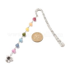 Tibetischen Stil Legierung Bookmarks&nbsp;AJEW-JK00182-01