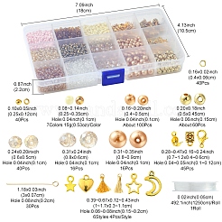 DIY-Sets zum Basteln von Armbändern aus Legierungsanhängern und Glasperlen&nbsp;DIY-FS0007-77