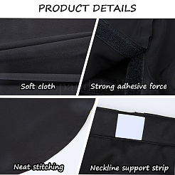 2 Stück Polyester-Hemdkragen&nbsp;AJEW-CN0005-14