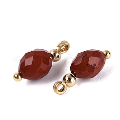 Colgantes de jaspe rojo naturales&nbsp;GG-N004-02G-04