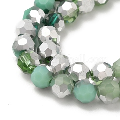 Chapelets de perles en verre électroplaqué&nbsp;EGLA-P048-B