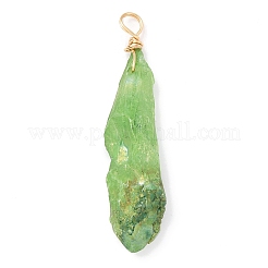 Colgantes envueltos en alambre de cobre y cristal de cuarzo natural&nbsp;PALLOY-JF02409-01