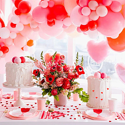 Confeti de corazón de plástico PET de 100 g&nbsp;DIY-ME0002-21