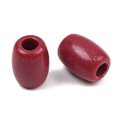 Perles européennes en acrylique opaque&nbsp;AC-CBA1794-03C