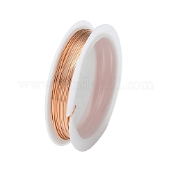 Fil de bijoux en cuivre rond&nbsp;CWIR-S002-0.8mm-03