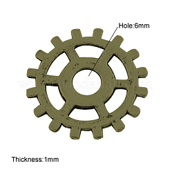 Steampunk-Anhänger aus tibetischer Legierung&nbsp;TIBEP-AB5006-AB-FF