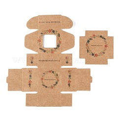 Confezione regalo di carta kraft creativa pieghevole rettangolare&nbsp;CON-B002-04C-02